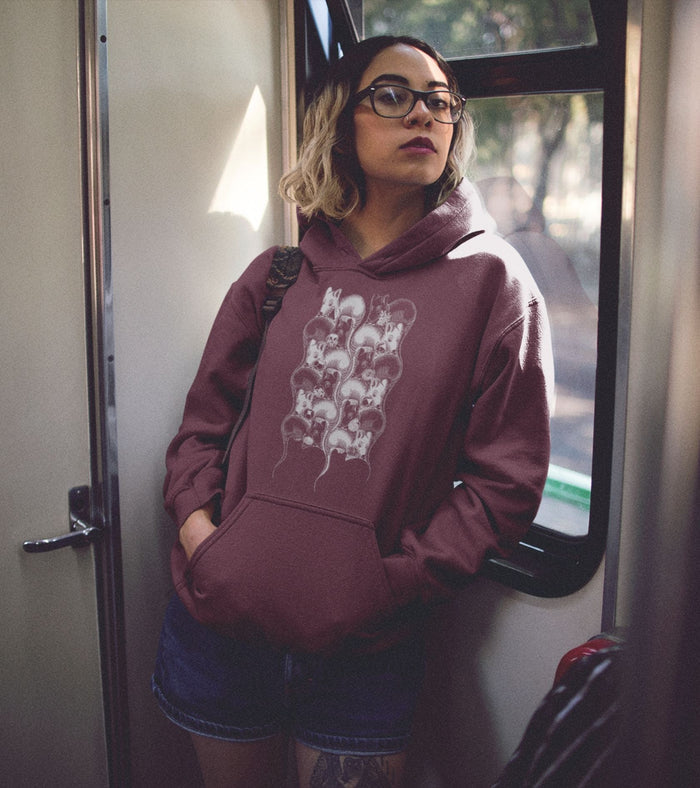 Mouse Trap Hoodie Choice of Colors — visionary art by Symbolika