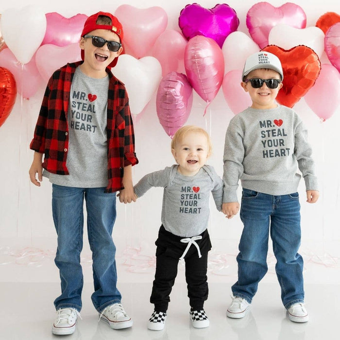 Mr. Steal Your Heart Valentine's Day Trucker Hat - Boys