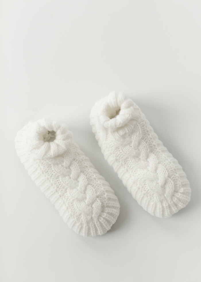 Muk Luks Sweater Knit Ballerina Slipper Shoes