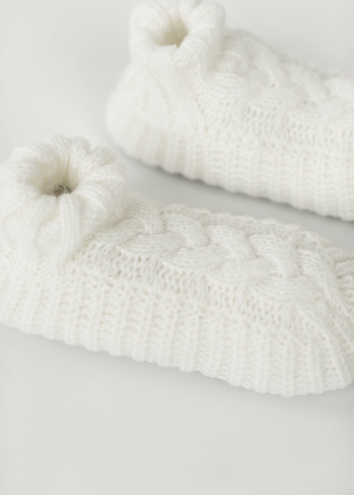 Muk Luks Sweater Knit Ballerina Slipper Shoes