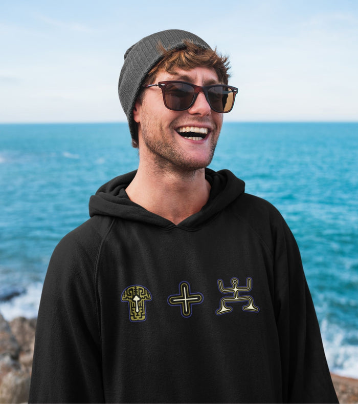 Mushroom Plus Party Hoodie Choice of Colors — visionary art by Symbolika