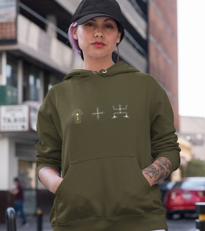 Mushroom Plus Party Hoodie Choice of Colors — Image 2 by Symbolika