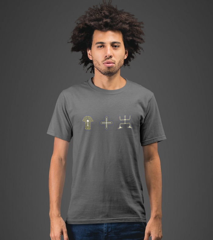 Mushroom Plus Party T-Shirt Choice of Colors — Image 2 by Symbolika