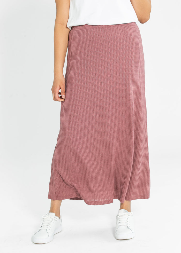 Nadine Straight Fit Maxi Skirt IC Tops Purple / Skirt / XS