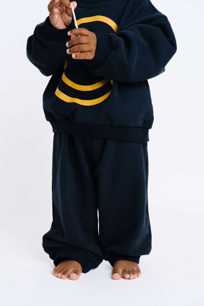 Navy Happy Sweatsuit