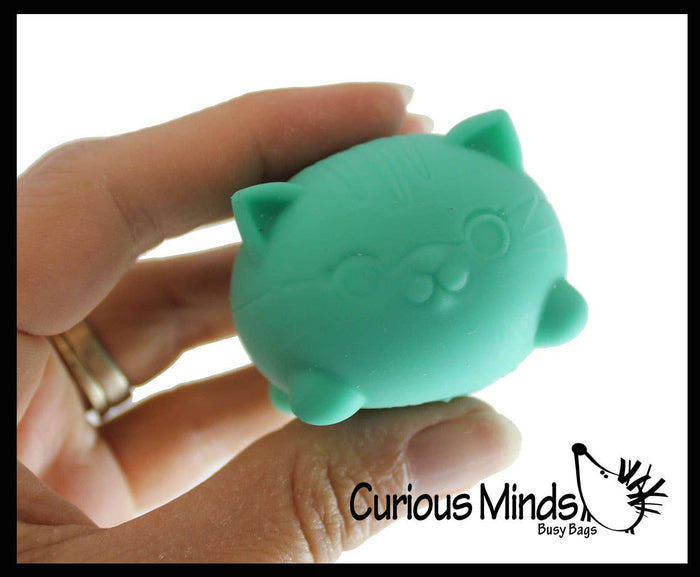 NeeDoh Teenie Cool Cat Groovy Soft Doh Filled Stretch Ball