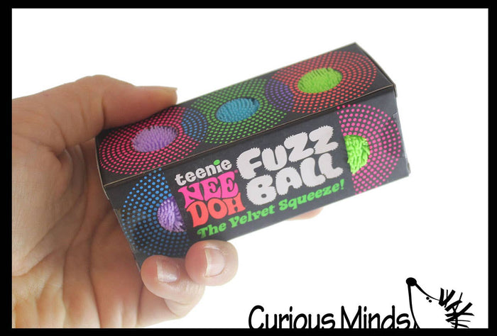 NeeDoh Teenie Fuzzball Soft Doh Filled Stretch Ball - Ultra