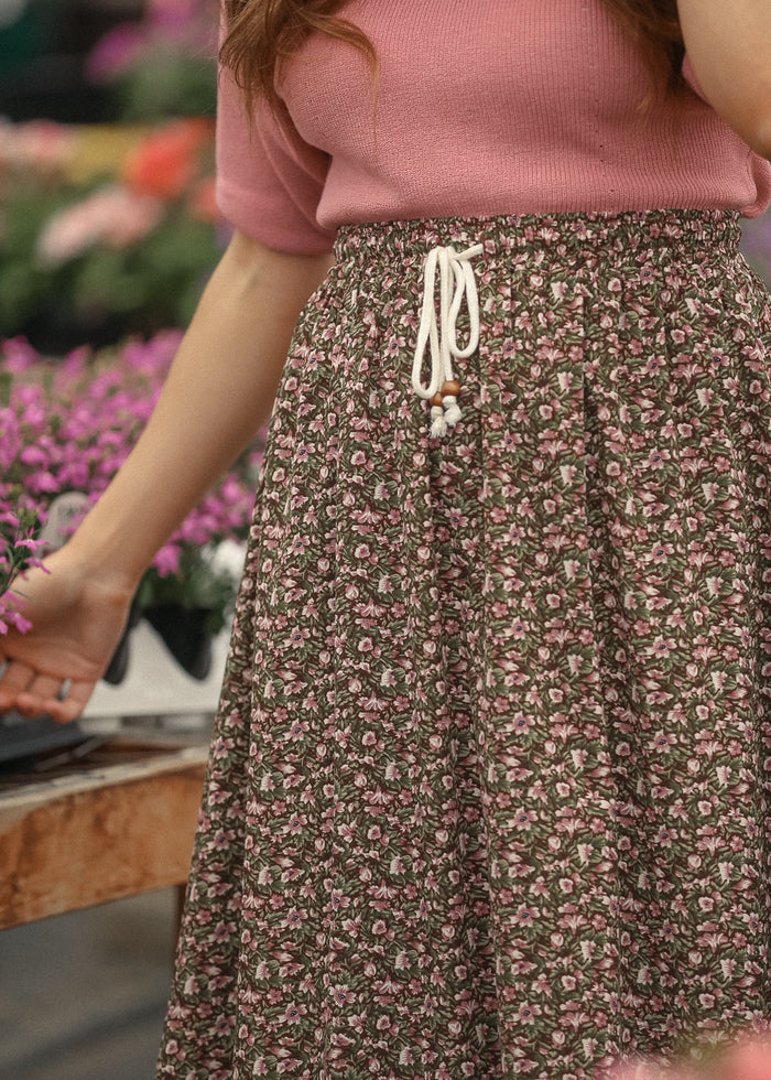 Nellie Tie Front Maxi Skirt IC Skirts