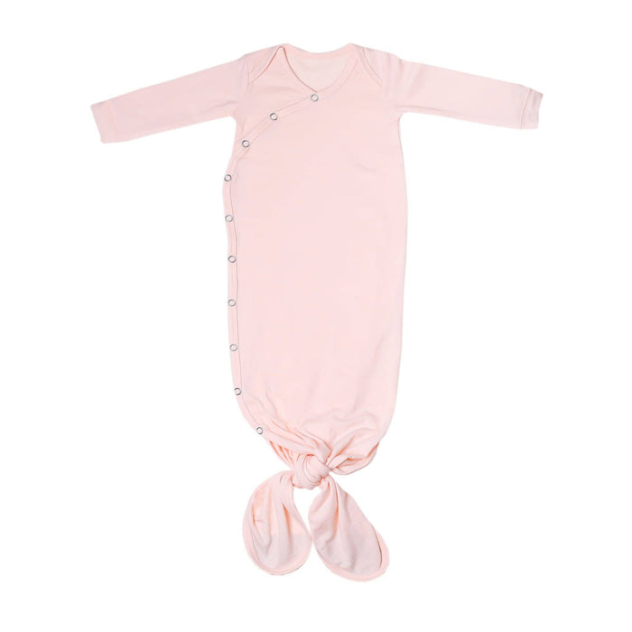 Newborn Knotted Gown - Blush