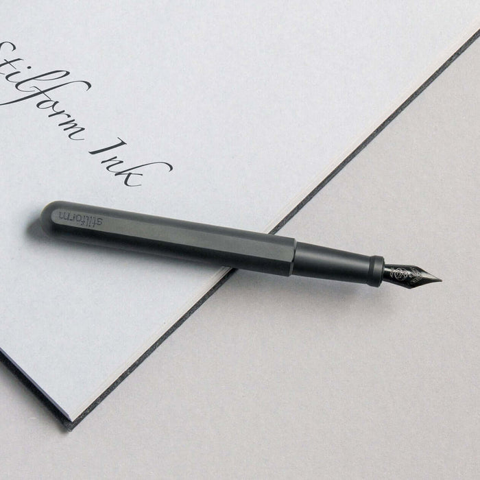 Nib Black Steel, Broad