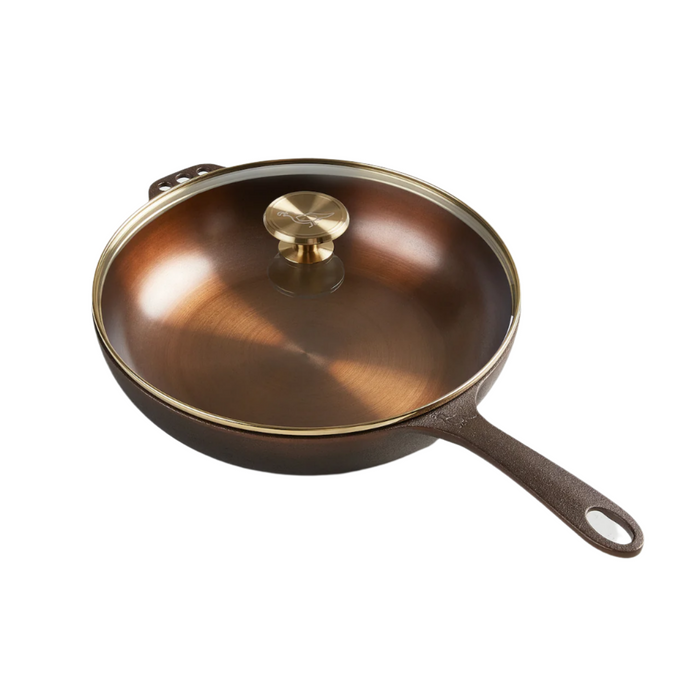 No. 11 Deep Skillet & Glass Lid