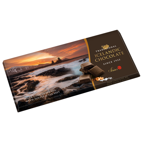 Nói Síríus Chocolate - Dark Chocolate with Toffee and Sea Salt