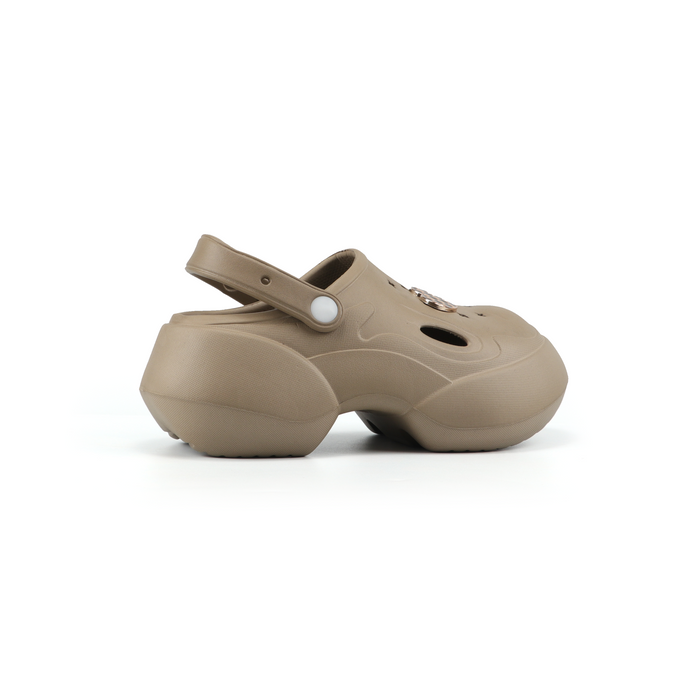 Nora Female Slides - Tortilla Brown
