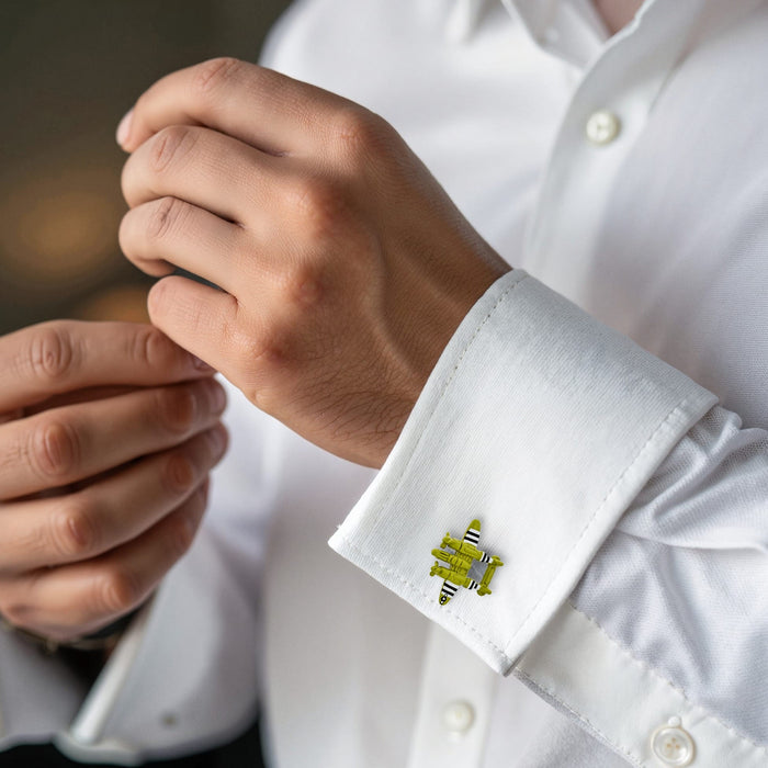 Northrop P38 Lightning Warplane Cufflinks