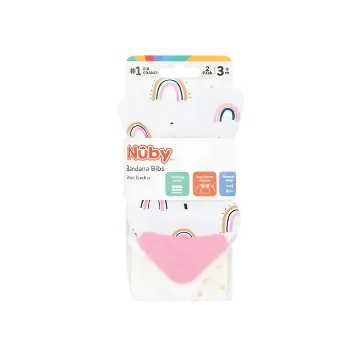 Nuby Bandana Bibs Pack of 2 Assorted - ebebek - Black Friday