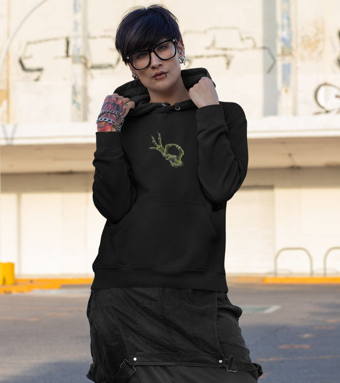 Ok Mudra Hoodie Choice of Colors — visionary art by Symbolika