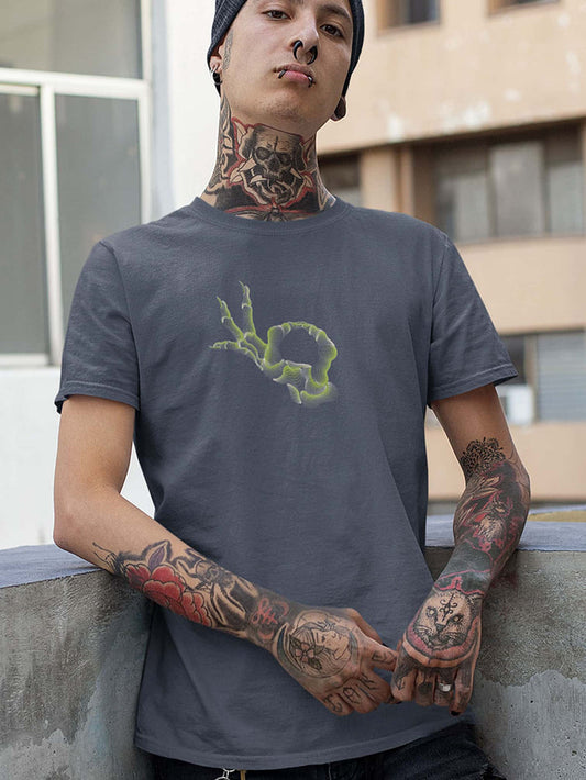 Ok Mudra T-Shirt Choice of Colors — visionary art by Symbolika
