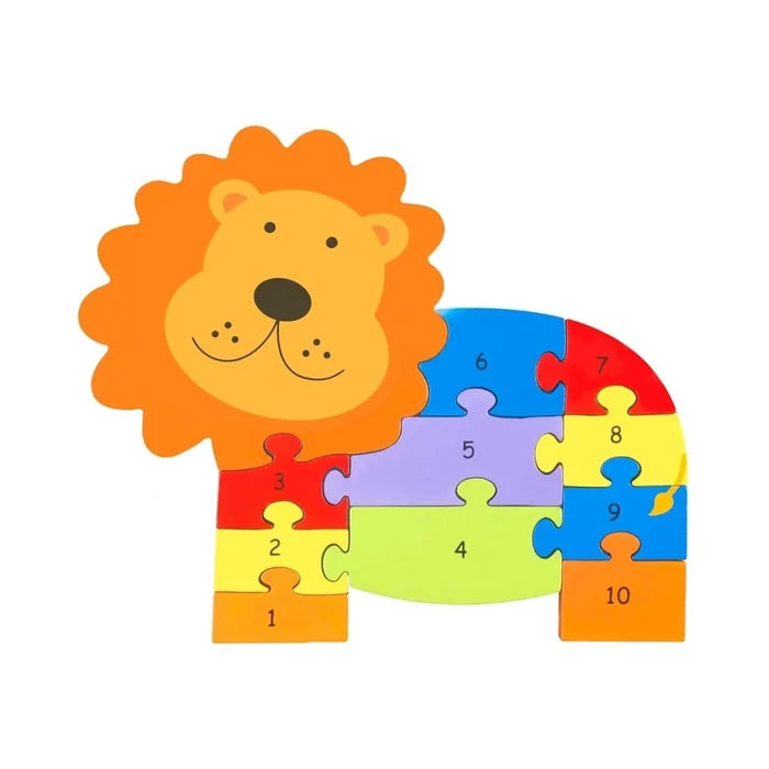 Orange Tree Toys Lion Number Puzzle - ebebek