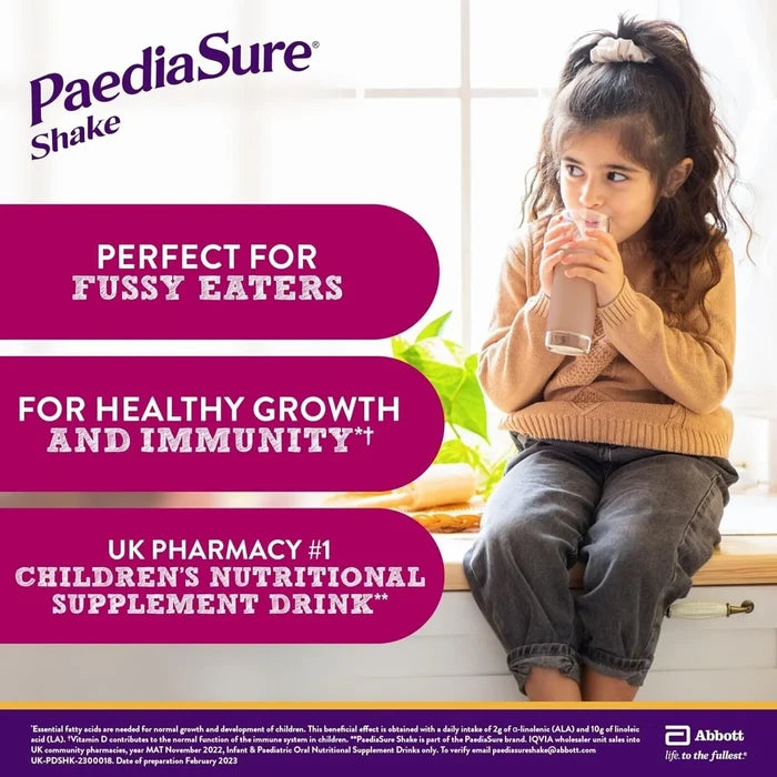 PaediaSure Shake Chocolate Flavoured Nutritional Supplement Powder for Kids 850g - ebebek - Black Friday