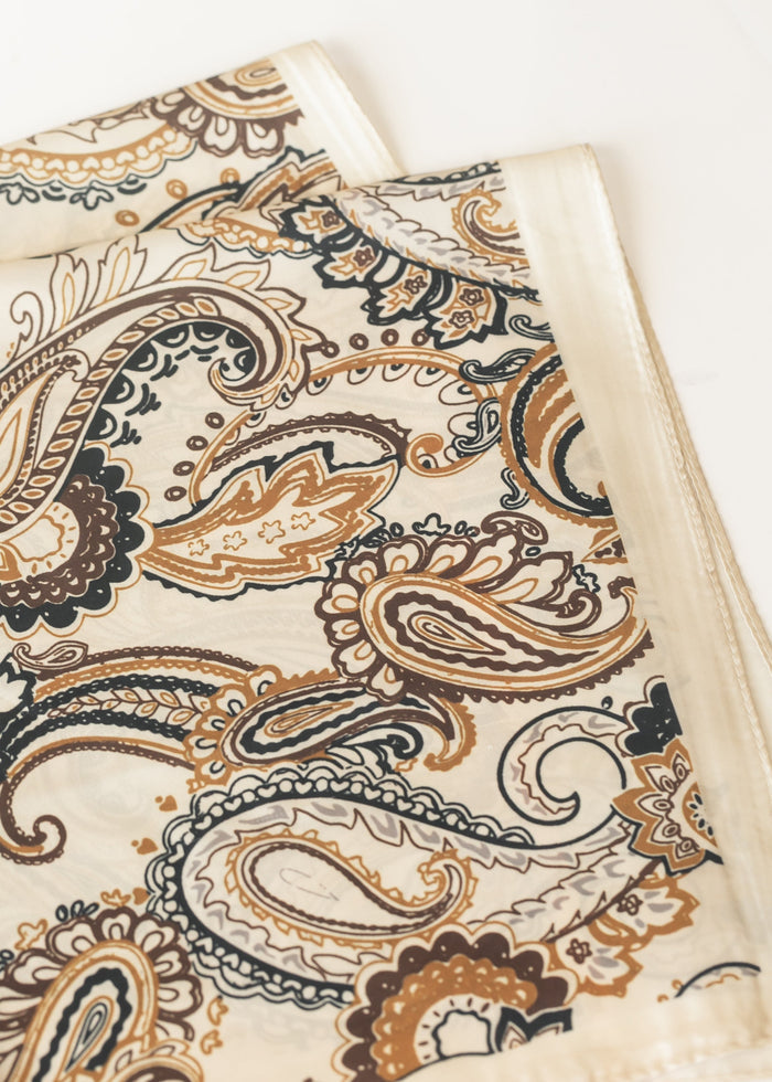 Paisley Printed Silky Bandana Accessory