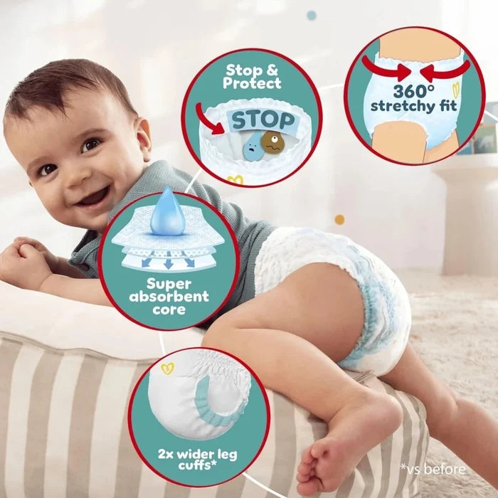 Pampers Baby-Dry Pants Size 7 Jumbo Pack 50 nappies - ebebek