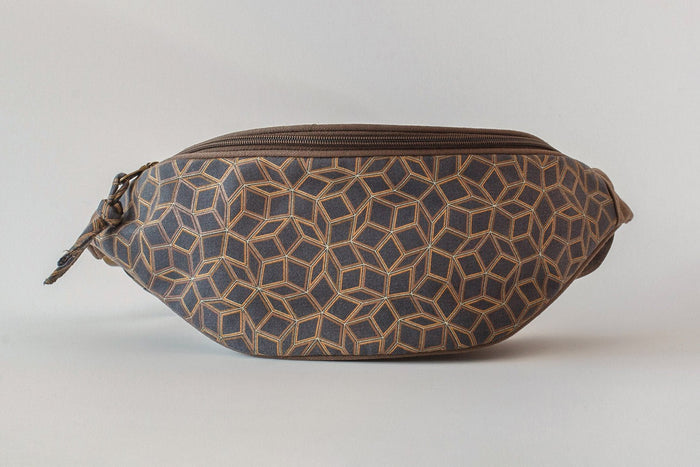 Penrose Fanny Pack — Mathematical Tiling Art Fanny Pack - Front View by Symbolika