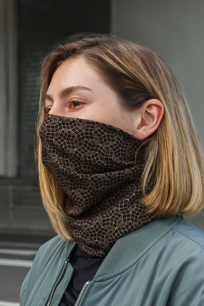 Penrose GOLD Neck Gaiter - Brown