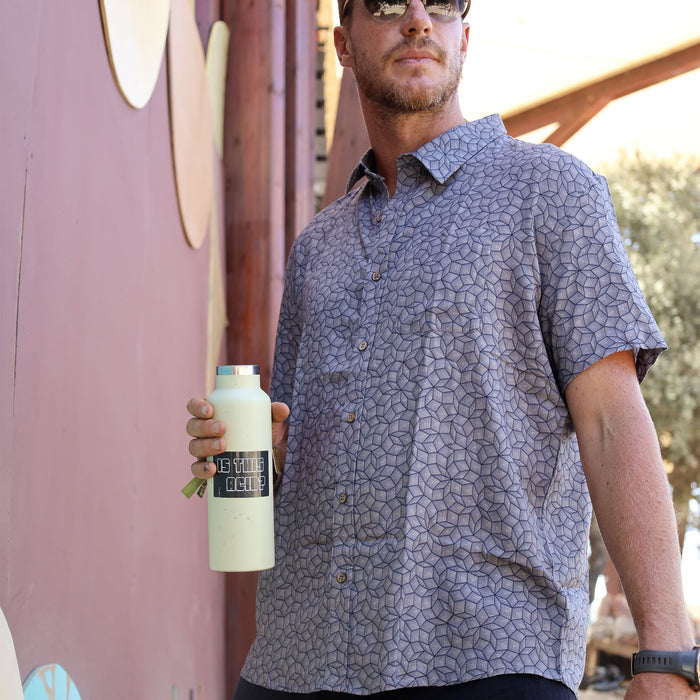 PENROSE Half Sleeve Button Up Shirt - symbolika