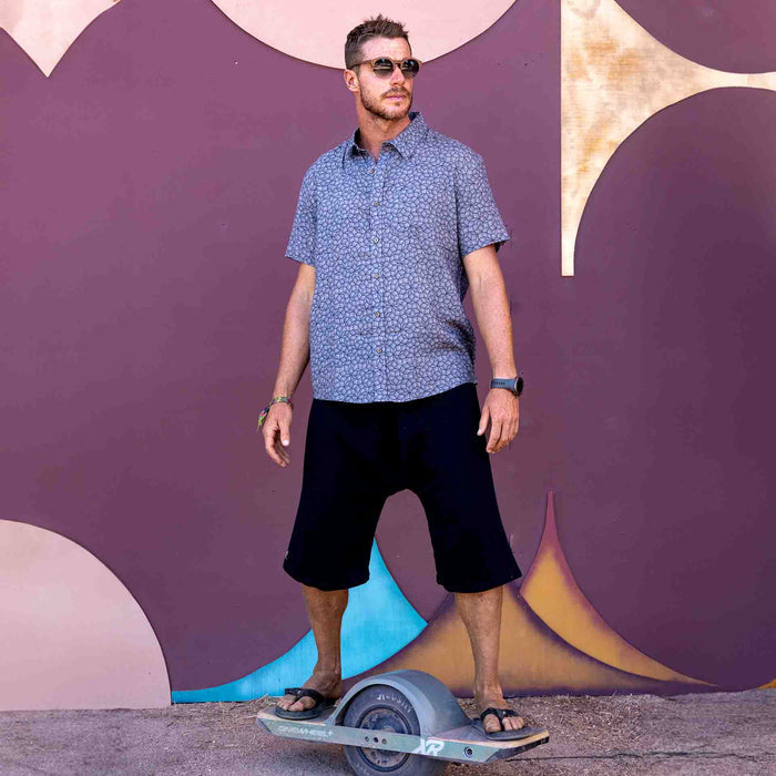 PENROSE Half Sleeve Button Up Shirt - symbolika