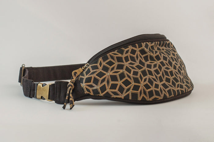 Penrose Mono Fanny Pack - Black