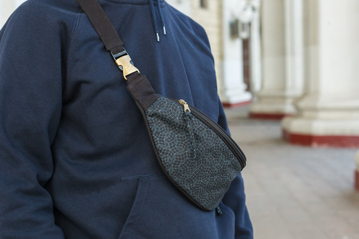 Penrose Mono Fanny Pack - Black