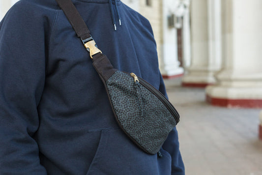 Penrose Mono Fanny Pack - Black