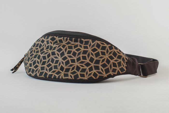 Penrose Mono Fanny Pack - Black