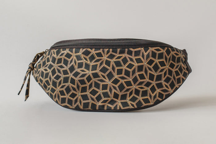 Penrose Mono Fanny Pack - Black