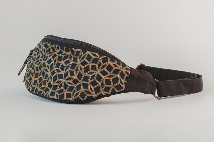 Penrose Mono Fanny Pack - Black