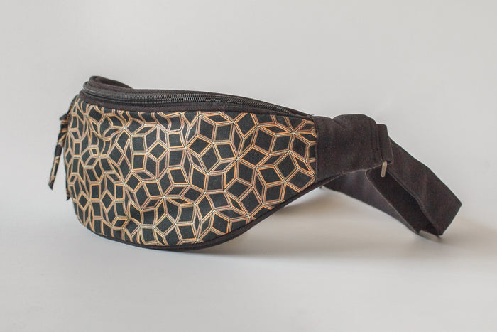 Penrose Mono Fanny Pack - Black