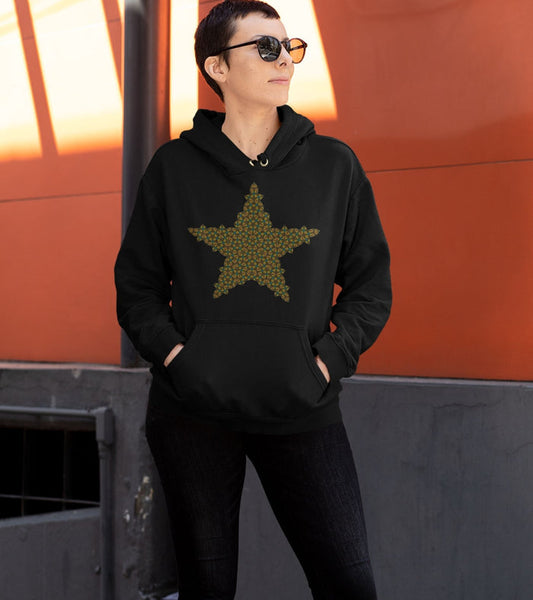 Penrose Star Hoodie Choice of Colors — visionary art by Symbolika