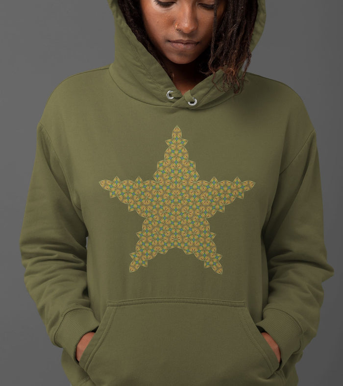 Penrose Star Hoodie Choice of Colors — Image 3 by Symbolika