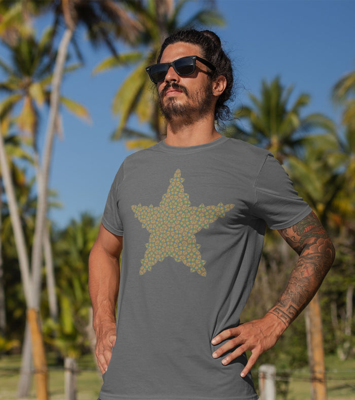 Penrose Star T-Shirt Choice of Colors — visionary art by Symbolika