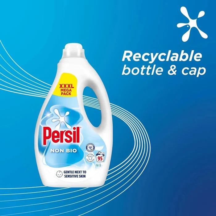 Persil Non Bio Liquid Laundry Detergent 95 Washes 2.5 L - ebebek