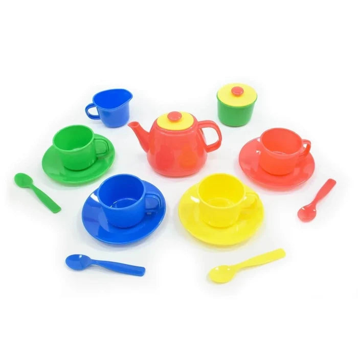 Peterkin Tea Set in Carry Case - Primary Colours - ebebek