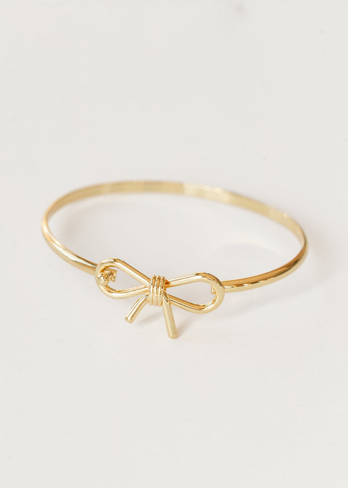 Petite Bow Bangle Bracelet Accessory