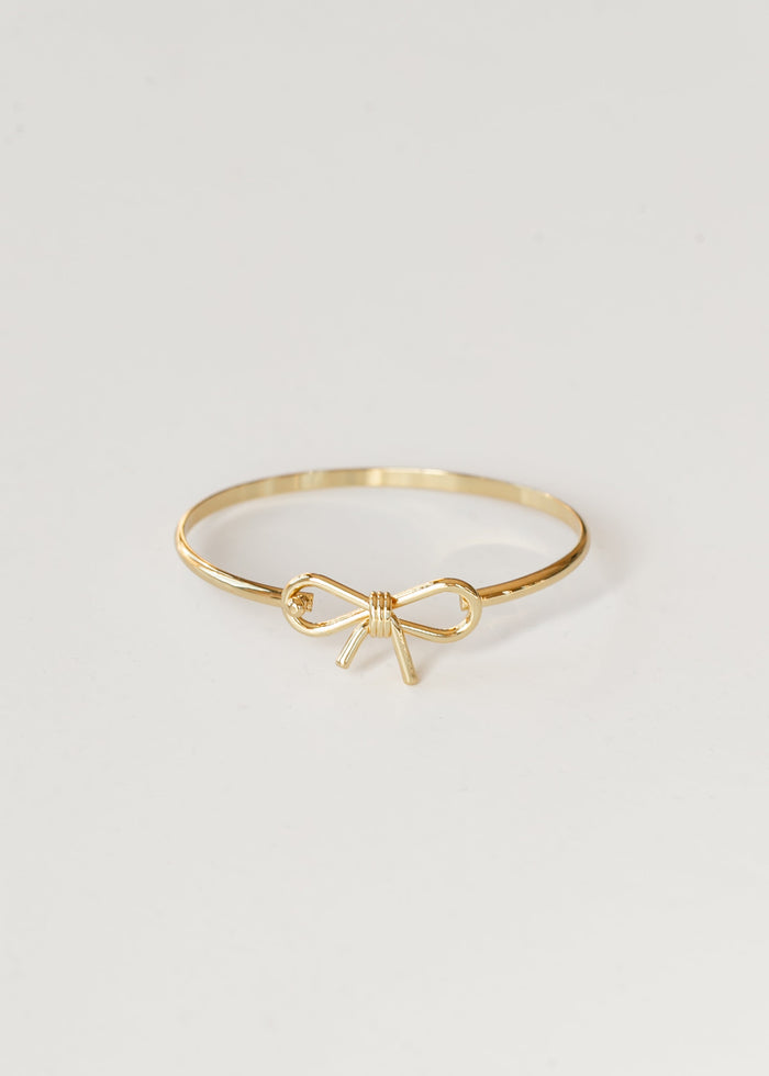 Petite Bow Bangle Bracelet Accessory