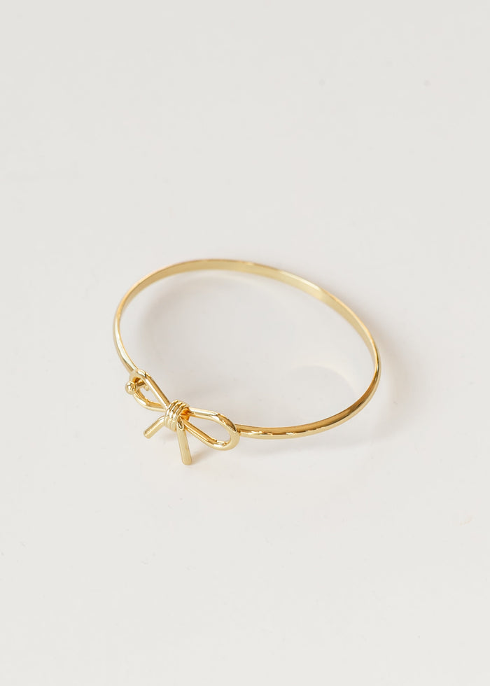 Petite Bow Bangle Bracelet Accessory