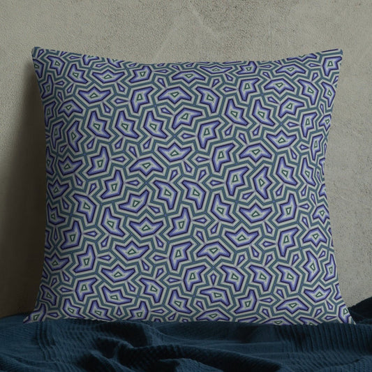 Pillow Geometric Pattern – Dynamika Aqua - symbolika