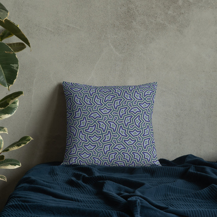 Pillow Geometric Pattern – Dynamika Aqua - symbolika