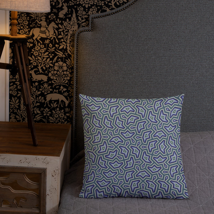 Pillow Geometric Pattern – Dynamika Aqua - symbolika