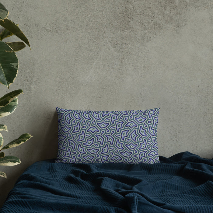 Pillow Geometric Pattern – Dynamika Aqua - symbolika