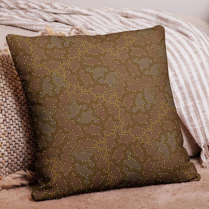 Pillow Geometric Pattern – Fauna Earth - symbolika