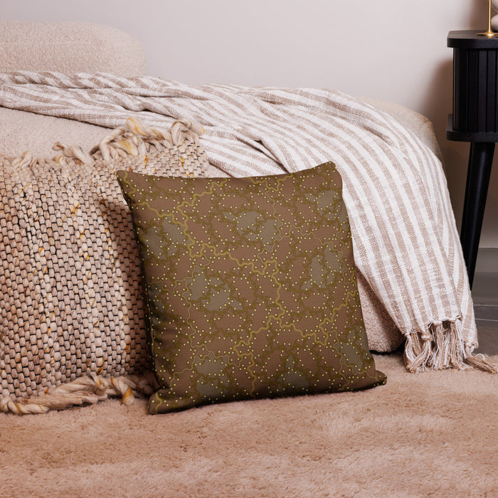 Pillow Geometric Pattern – Fauna Earth - symbolika